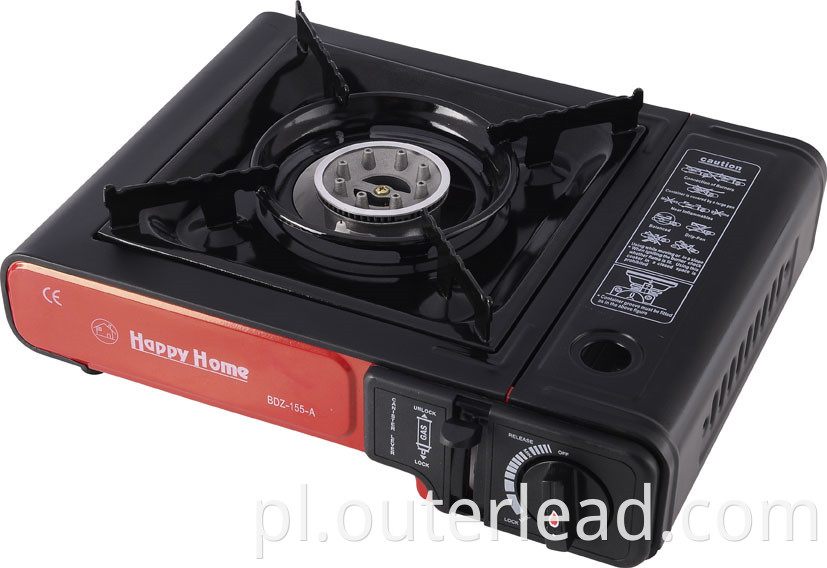 Outdoor Cemping BBQ Portable Gas Cooker Cast Iron 1 Burner Gas Stove